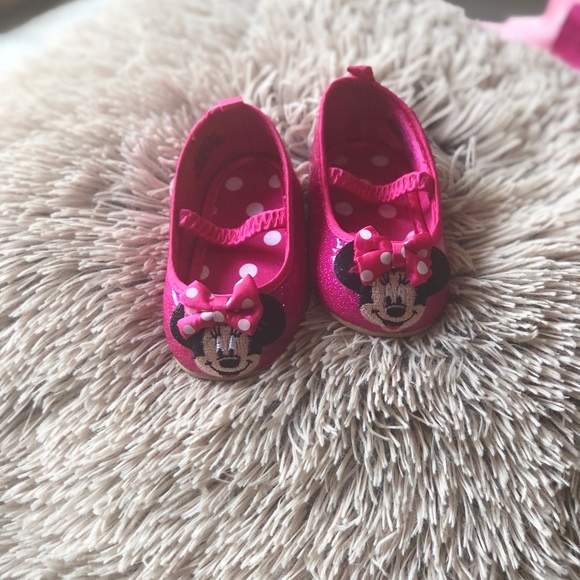 Disney Other - NWOB Minnie Mouse Baby Shoes